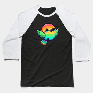 Kawaii Rainbow Bee Eater Baseball T-Shirt
